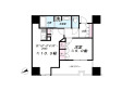 クレヴィアタワー大井町THE RESIDENCEの間取り図画像